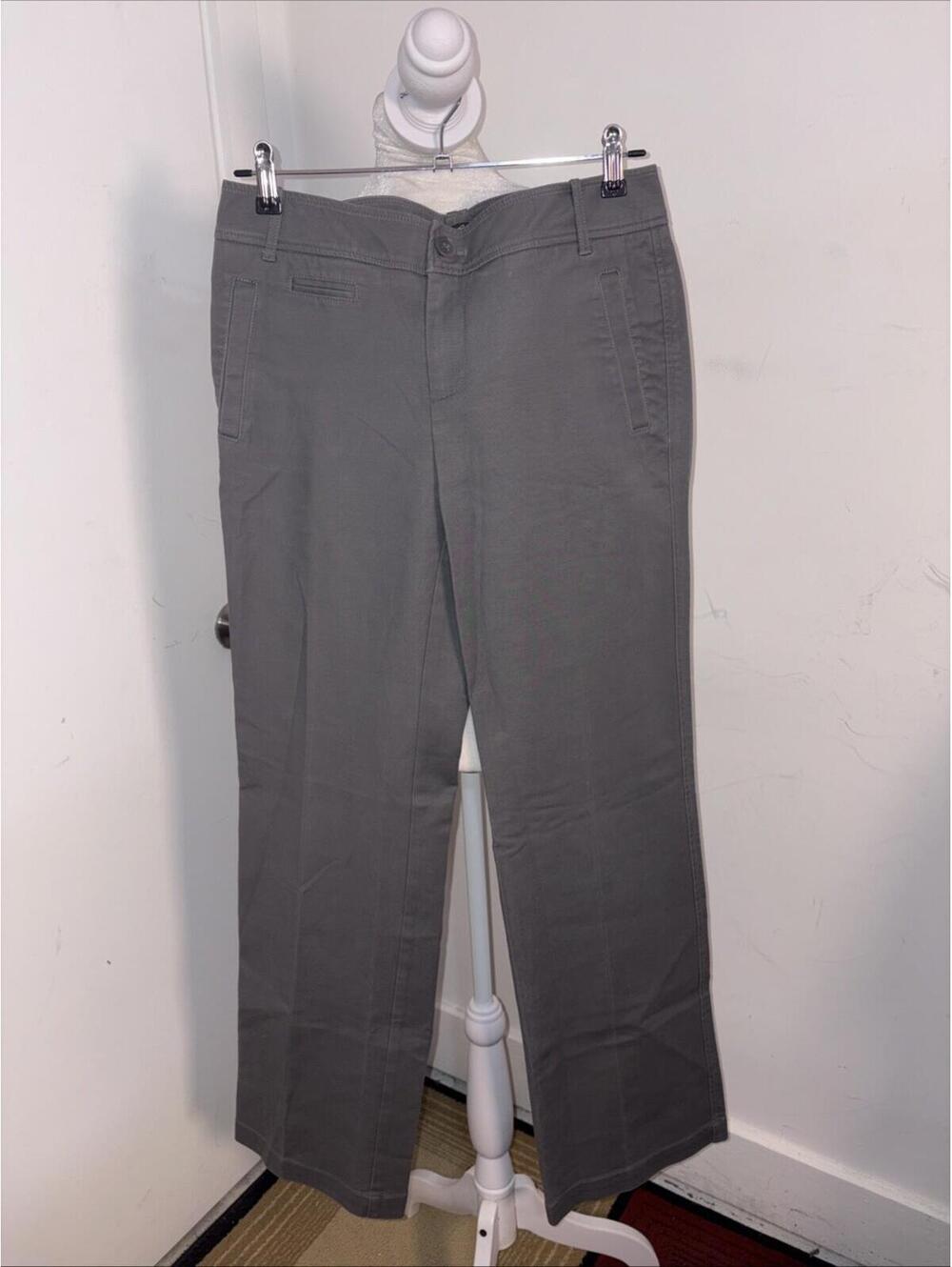 Eddie Bauer gray travel pants 6 Tall